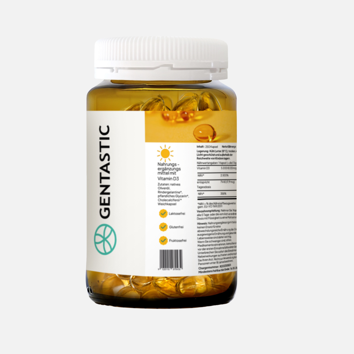 GENTASTIC Vitamin D Kapsel 5000 i.U Vorteilspack